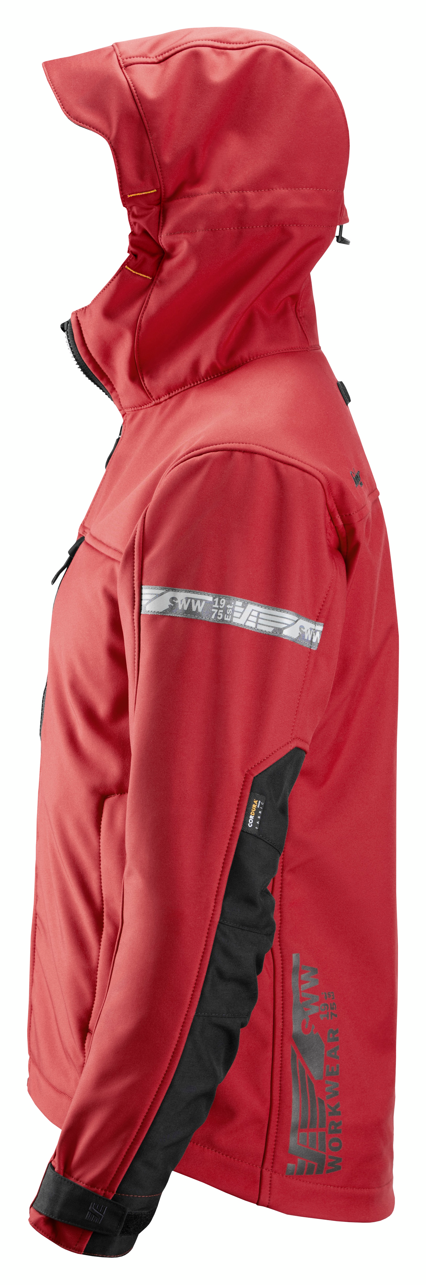 Takki Snickers AllroundWork Softshell hupulla 1229 punainen-musta