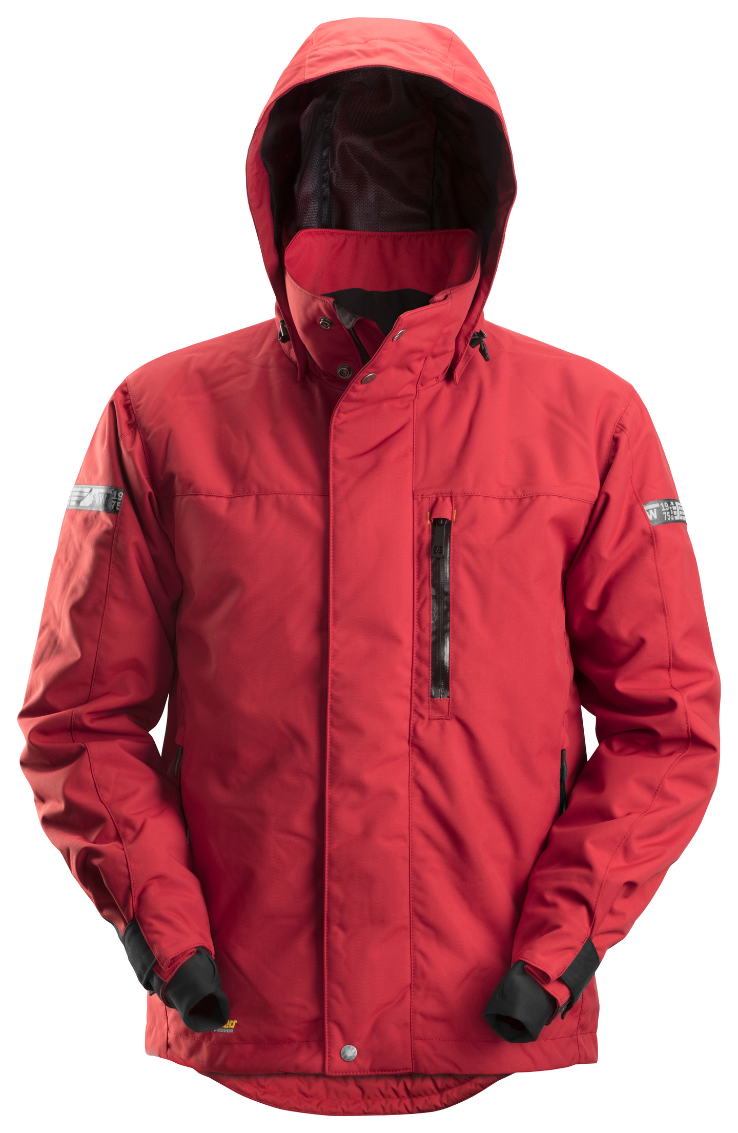 Talvitakki Snickers AllroundWork vedenkestävä 37.5® 1102 punainen-musta