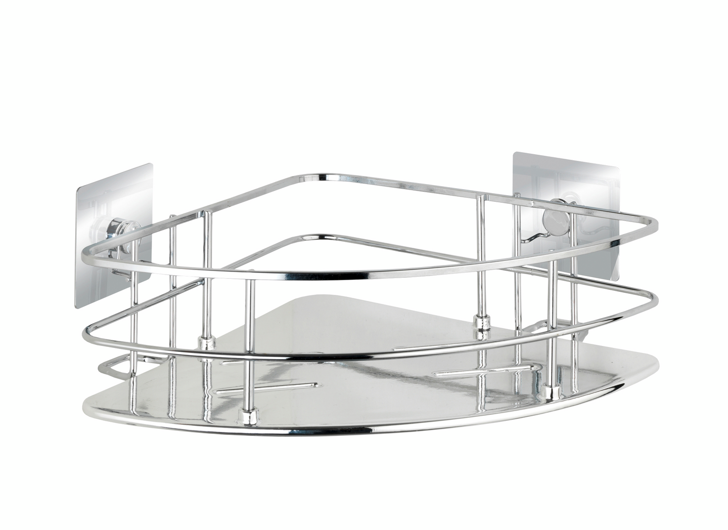 Suihkukulmahylly Wenko Quadro Turbo-Loc 23856100 rst