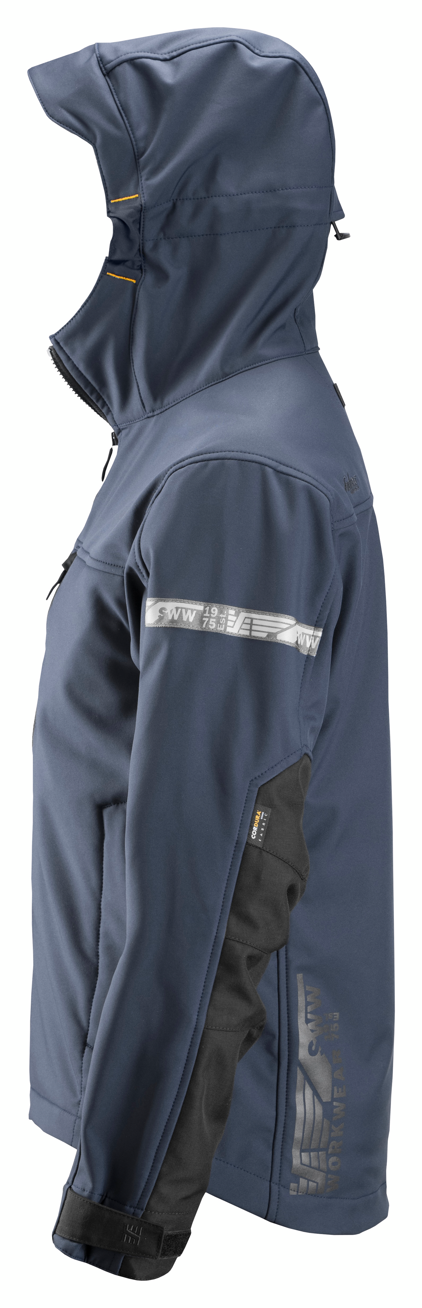 Takki Snickers AllroundWork Softshell hupulla 1229 Navy-musta