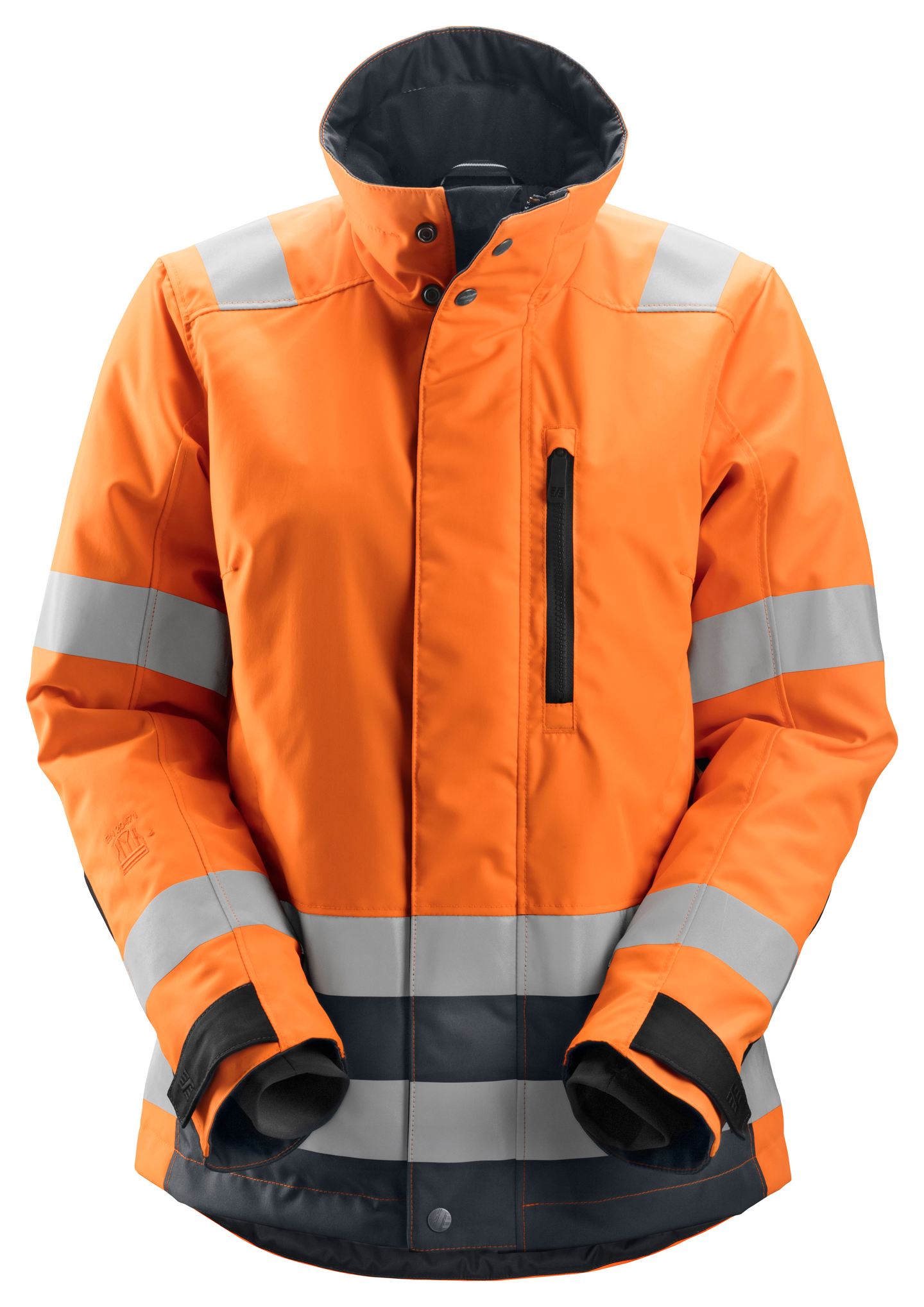 Talvitakki Snickers naisten 1137-5558 Hi-Vis oranssi-harmaa koko L