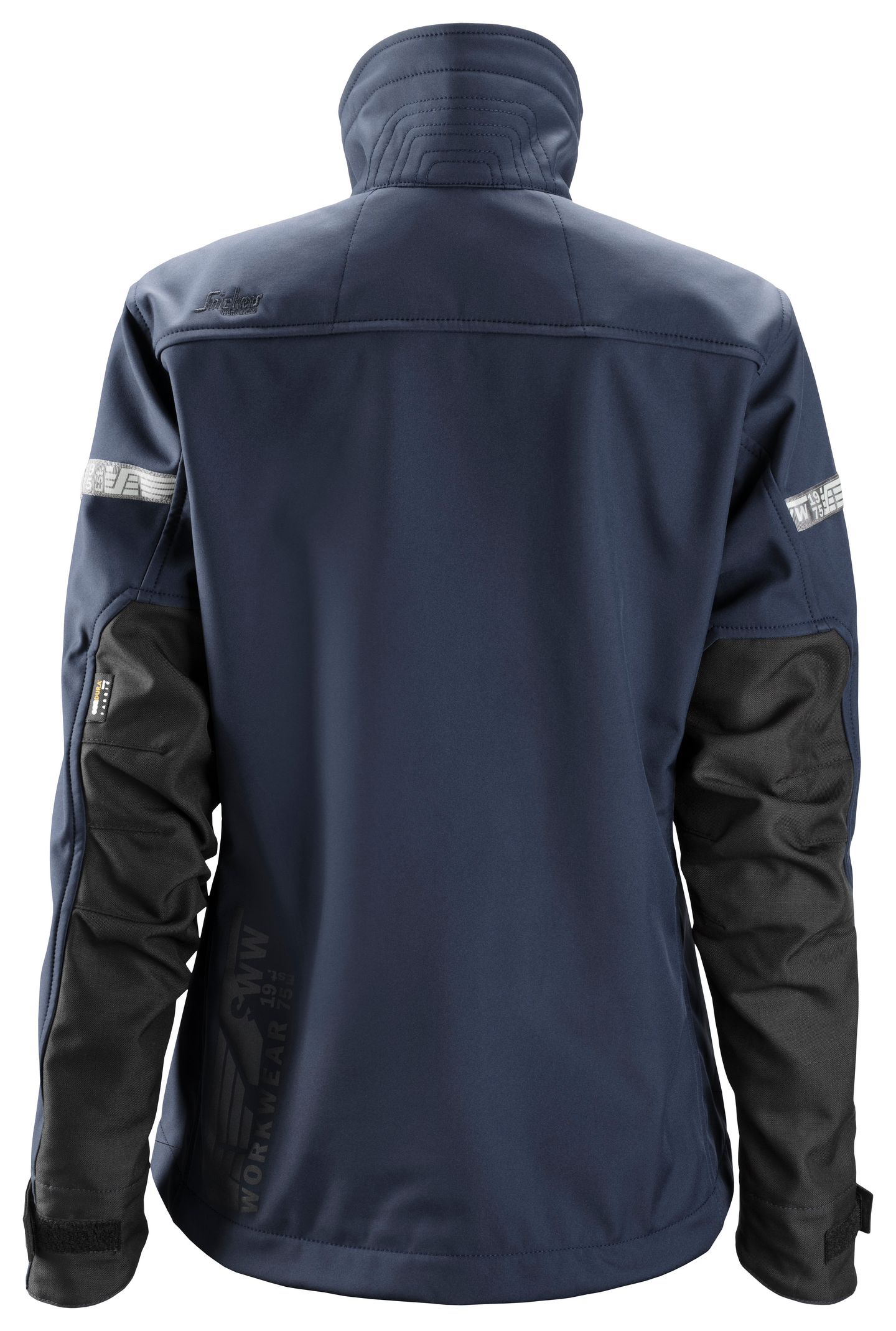 Takki Snickers AllroundWork naisten Softshell 1207 Navy-musta