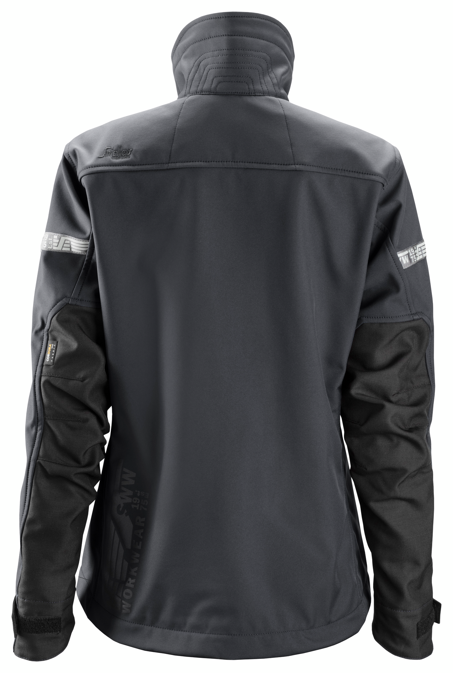 Takki Snickers AllroundWork naisten Softshell 1207 harmaa-musta