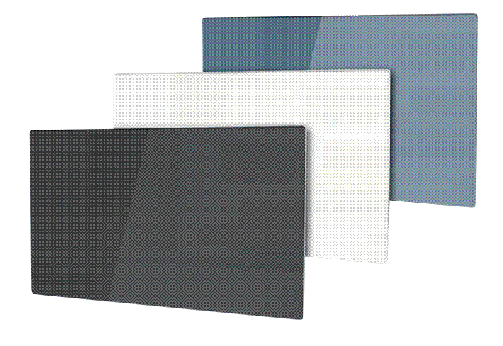 Lasipaneeli Nobö Clip On Glass NDG4 062W valkoinen