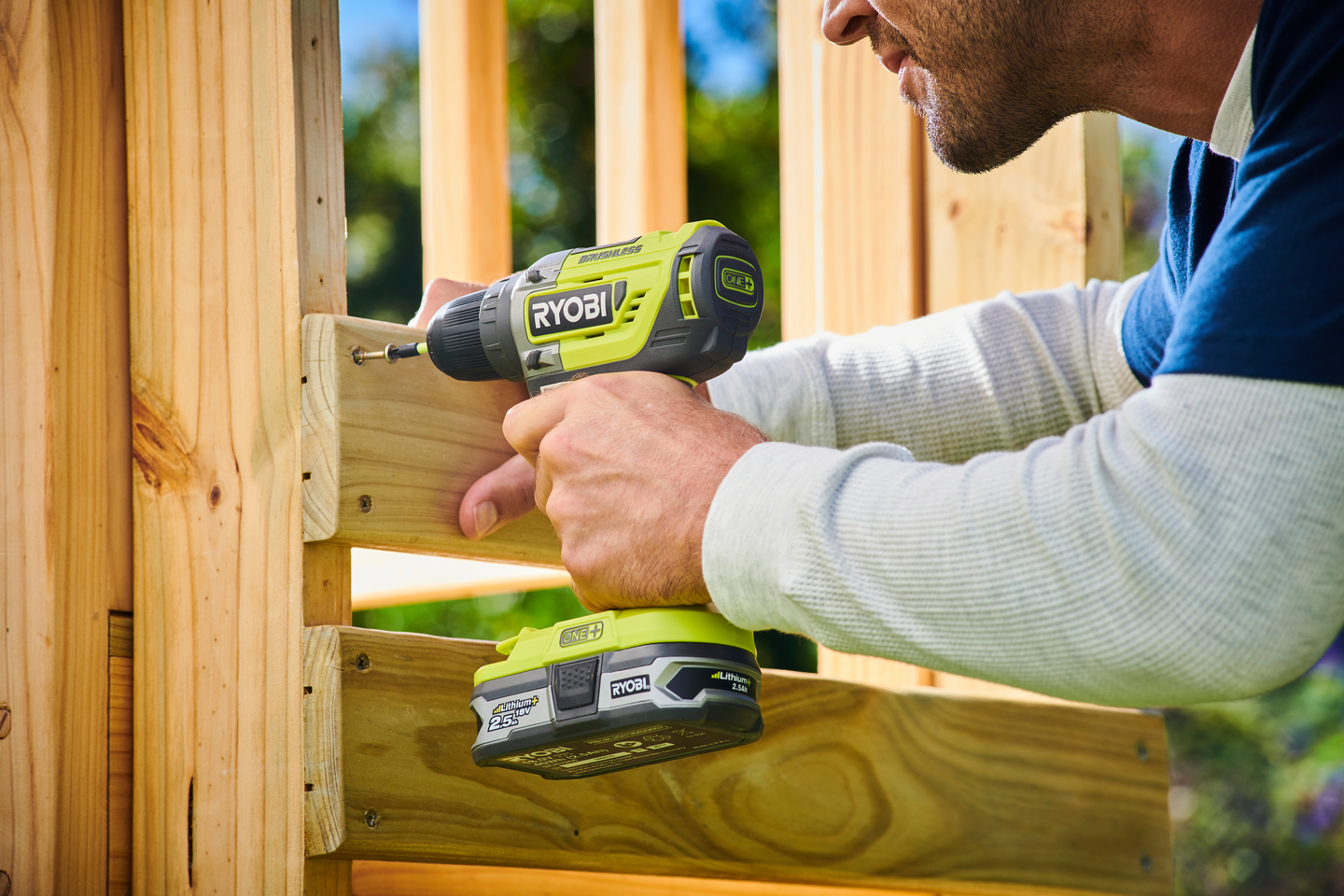 Akkuporakone Ryobi R18DD5-0 18V ONE+ hiiliharjaton runkomalli