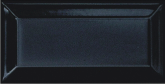 Seinälaatta Cello Primus 7,5x15 fasetti musta kiiltävä 212.0 0,45m²