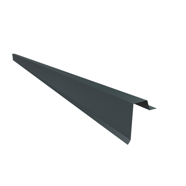 Päätylista Ruukki pystysauma 3m Pural BT matta