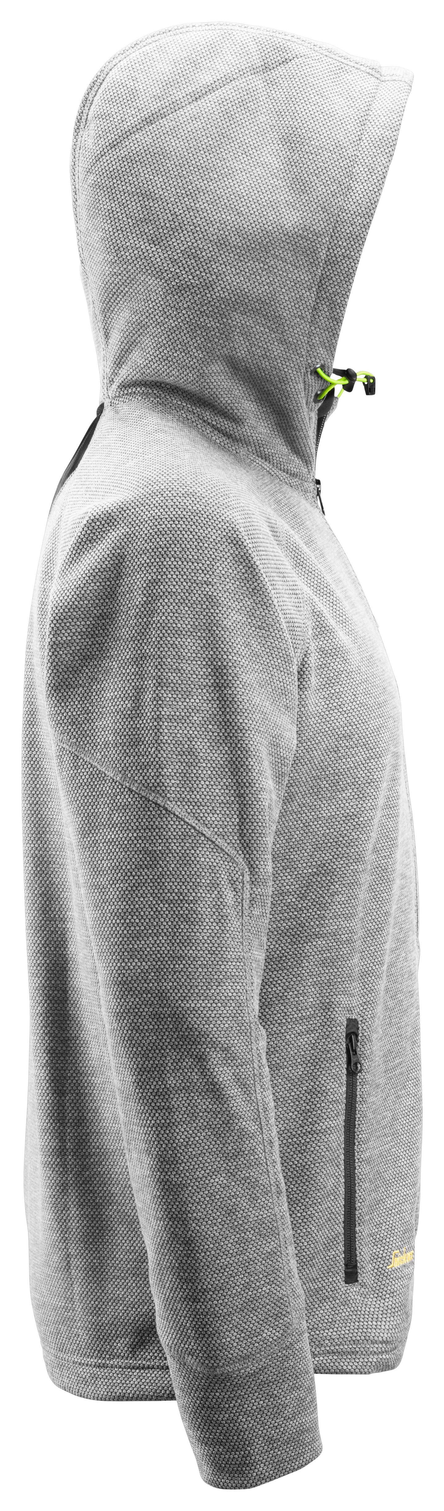 Fleecehuppari Snickers FlexiWork 8041-1804 harmaa-musta