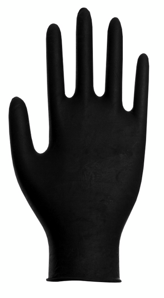 Kertakäyttökäsineet Abena Classic musta nitriili