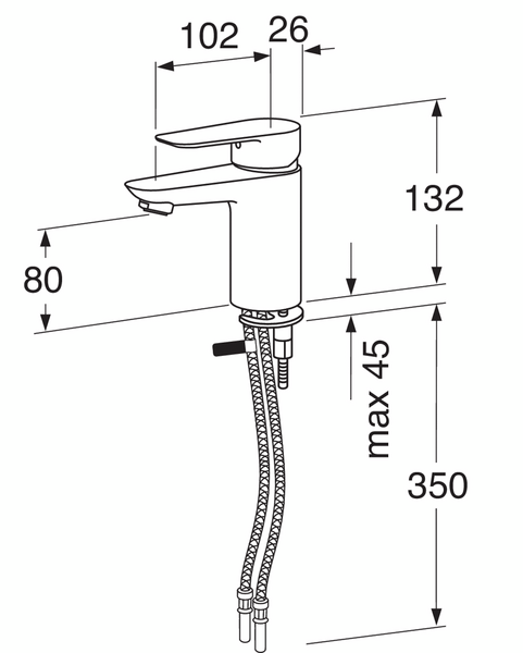 Pesuallashana Gustavsberg Atlantic 215047