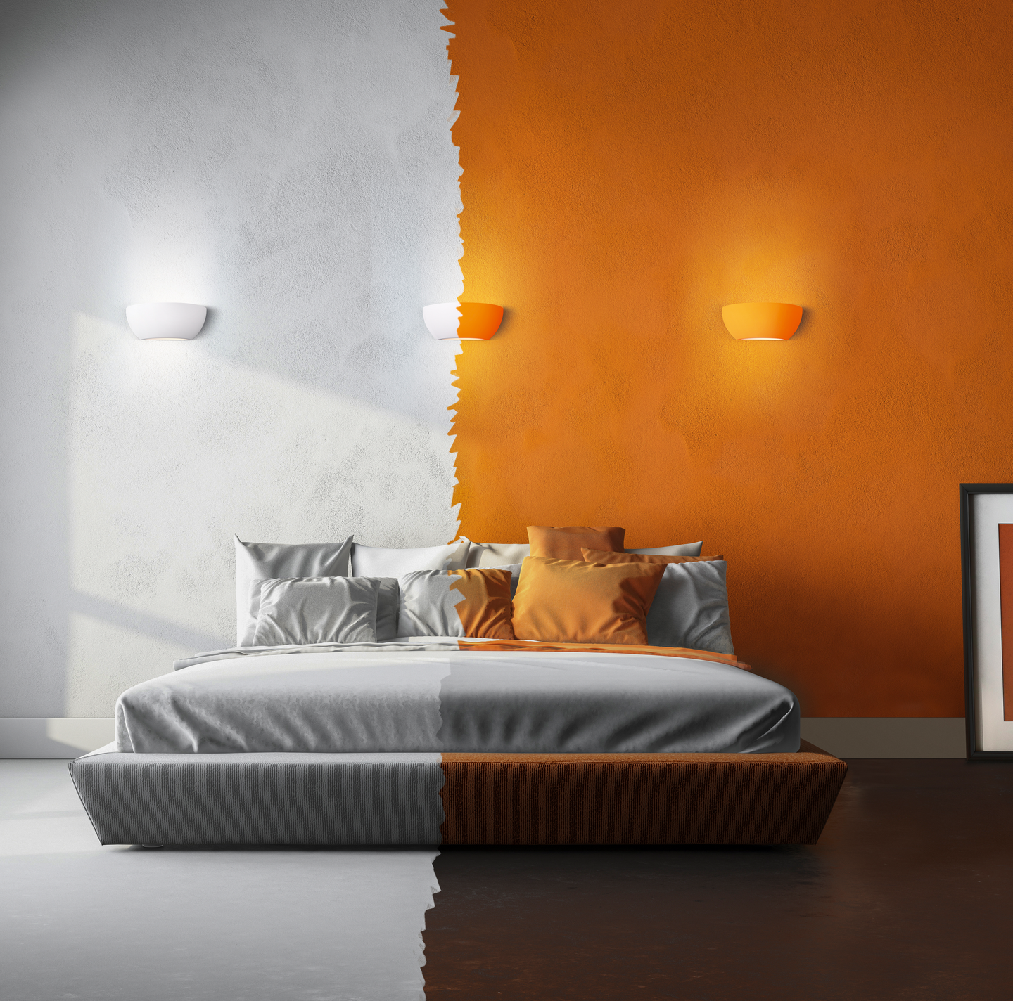 Seinävalaisin TRIO Roma E14 valkoinen