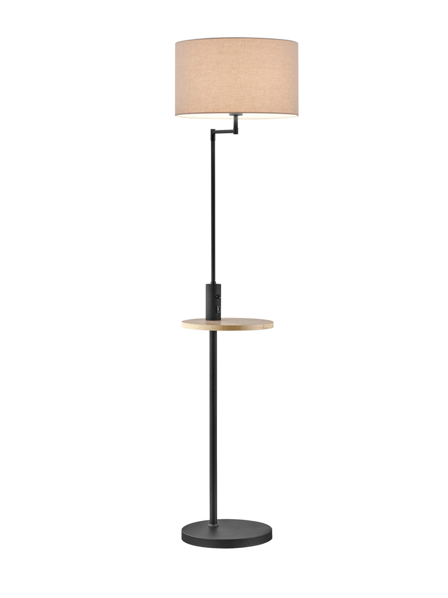 Lattiavalaisin TRIO Claas E27 musta