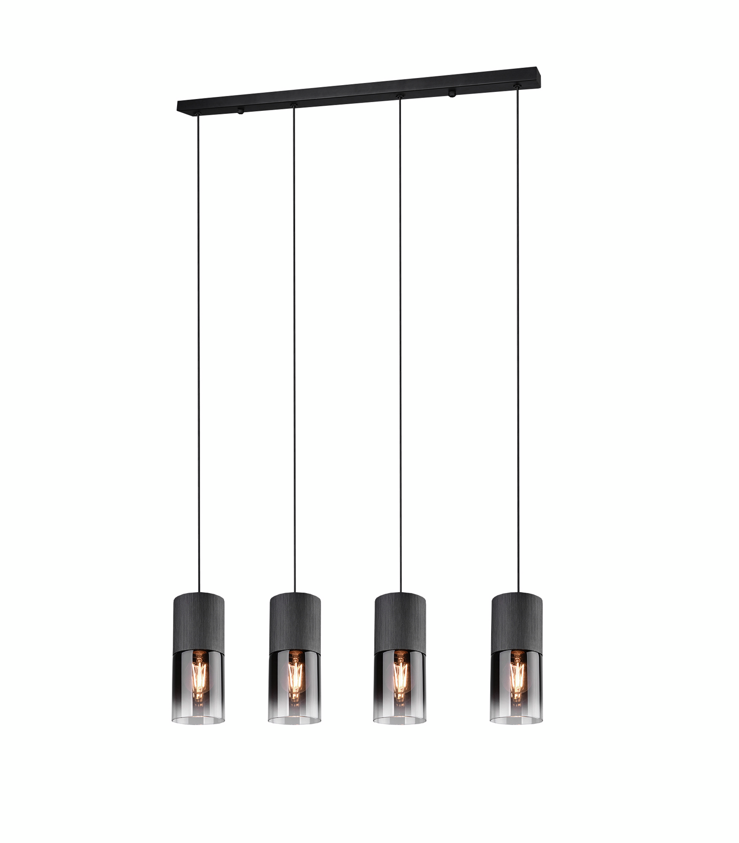 Riippuvalaisin TRIO Robin 4xE27 musta