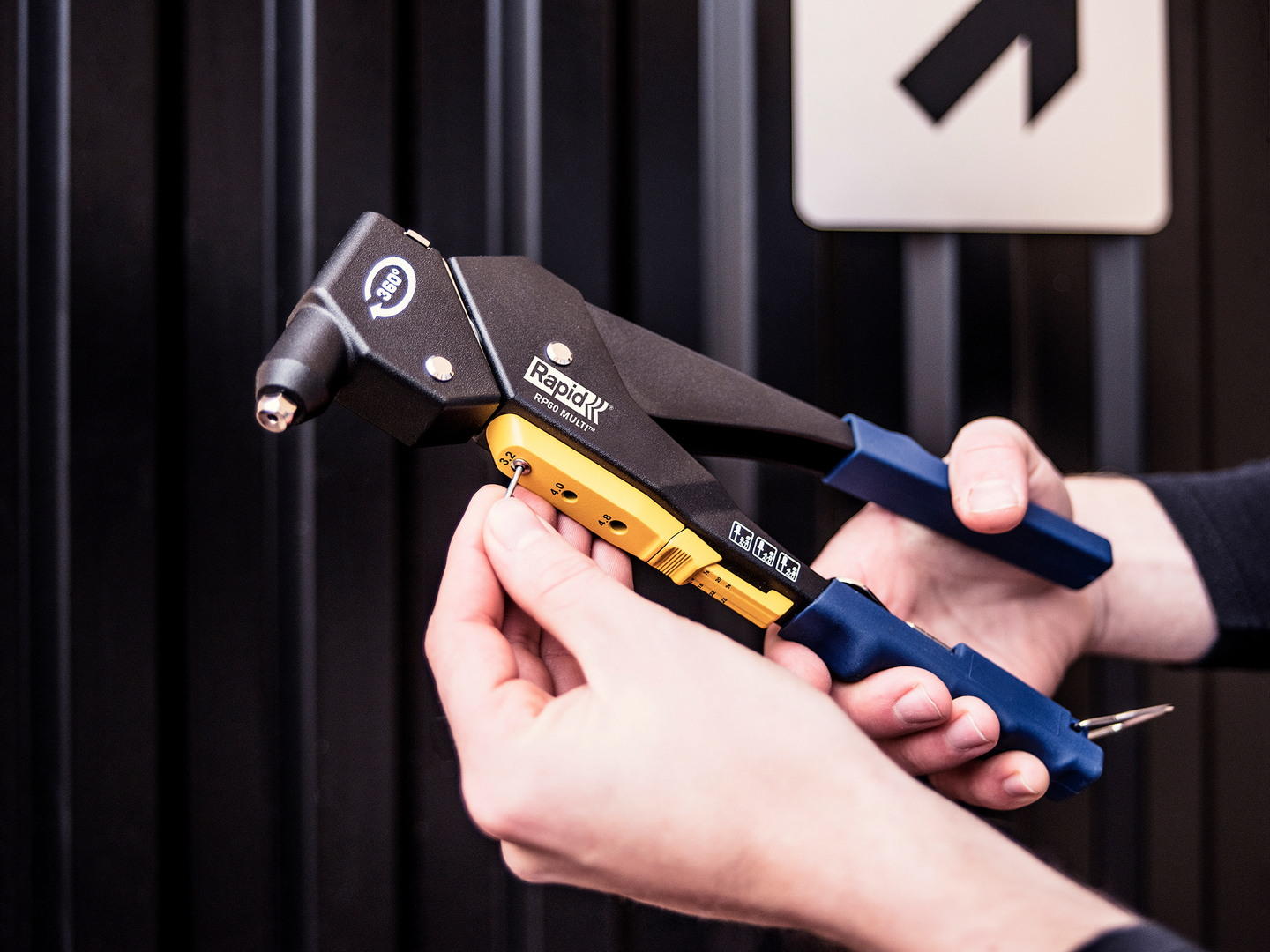 Vetoniittipihti Rapid RP60 360 astetta Multi