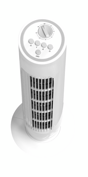 Tornituuletin OPAL valkoinen 45W ajastin