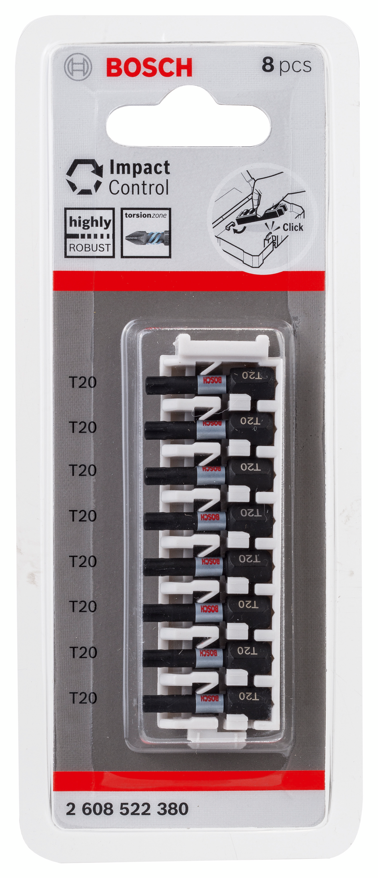 BITS IMPACT T20 25MM 8ST