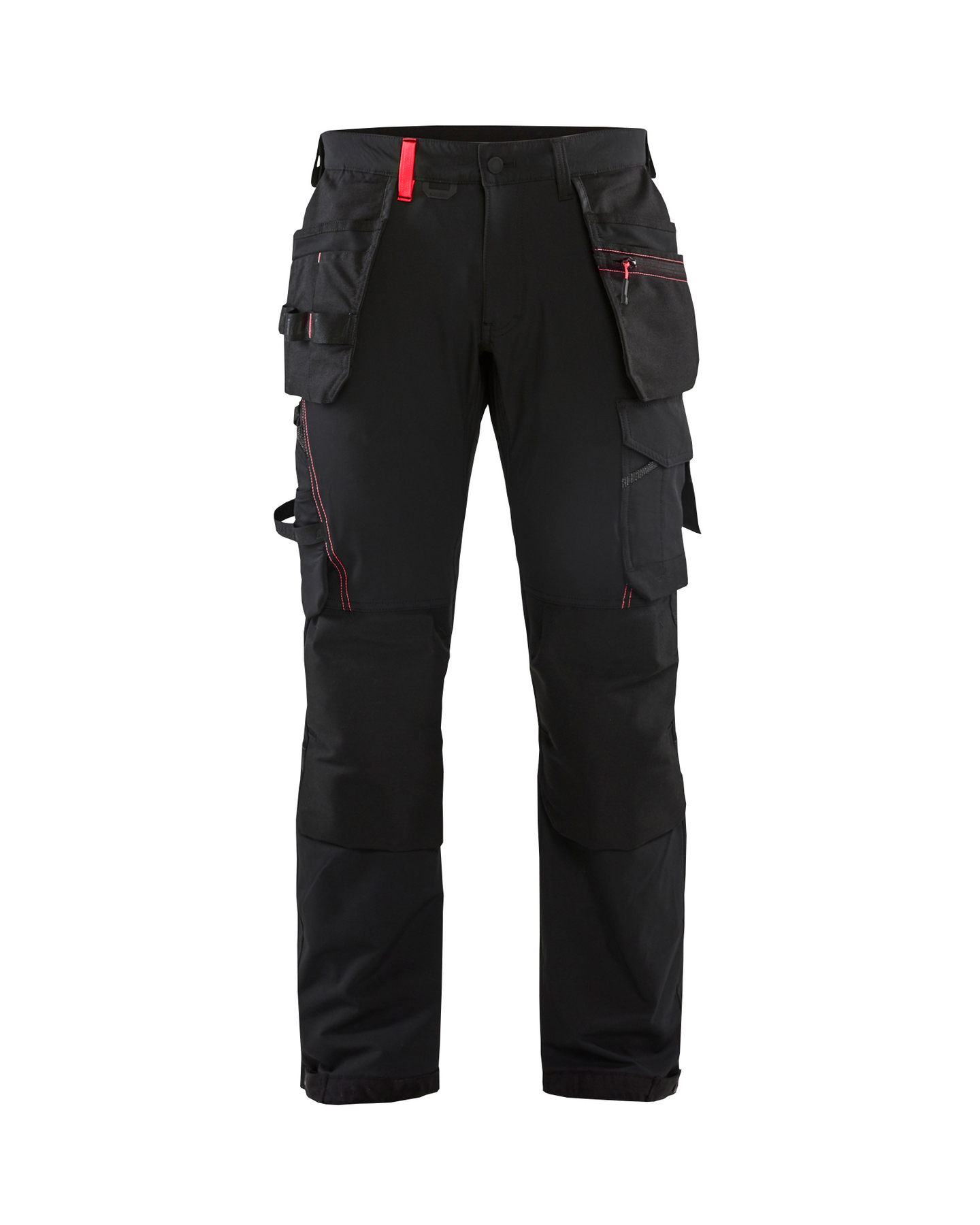 Riipputaskuhousut Blåkläder 152216459956 musta/punainen