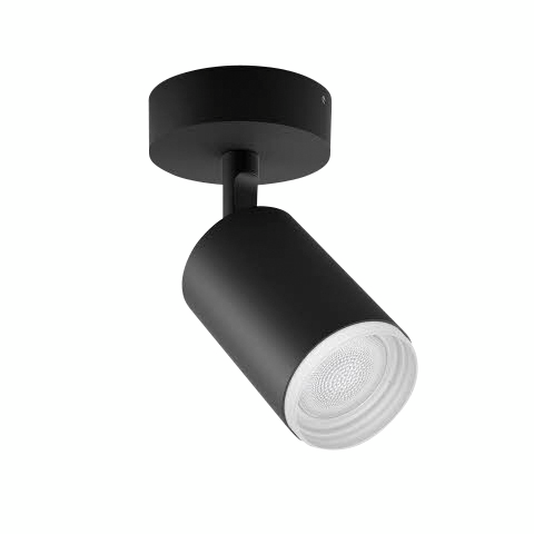 Kohdevalaisin Philips Hue Fugato 350lm 2000-6500K musta