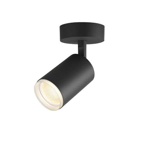 Kohdevalaisin Philips Hue Fugato 350lm 2000-6500K musta