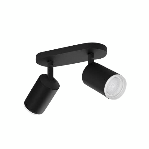 Kohdevalaisin Philips Hue Fugato 2-osainen 700lm musta