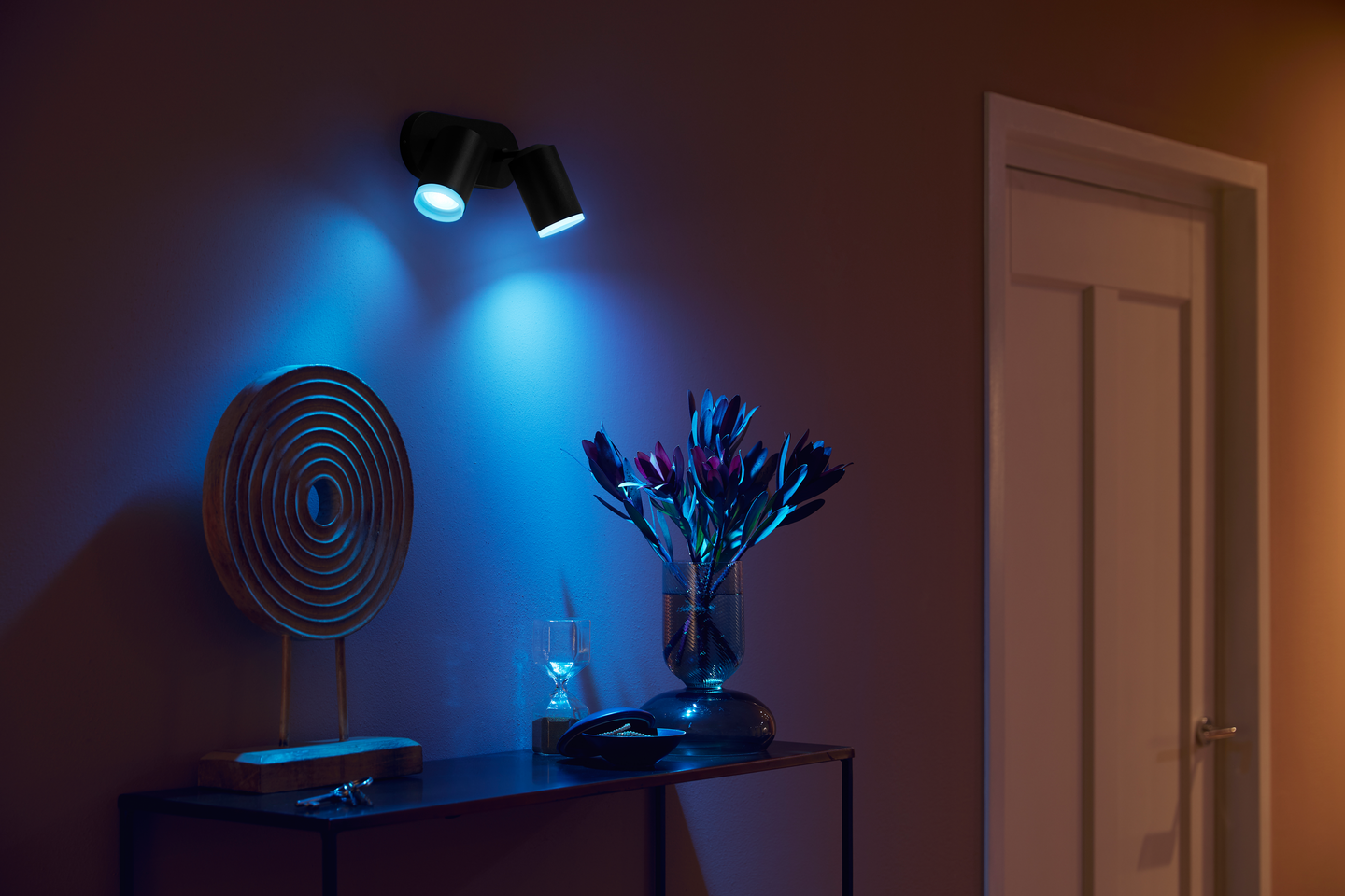 Kohdevalaisin Philips Hue Fugato 2-osainen 700lm musta