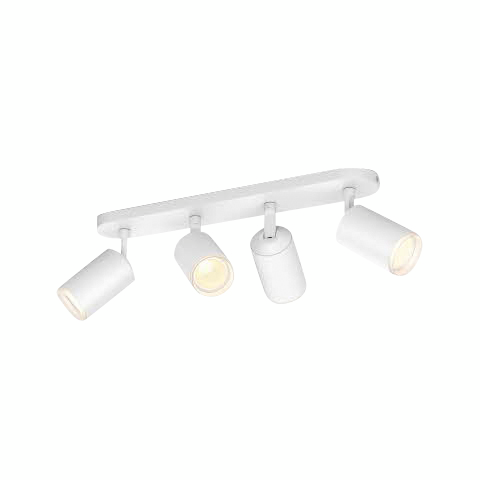 Kohdevalaisin Philips Hue Fugato 4-osainen 1400lm valkoinen