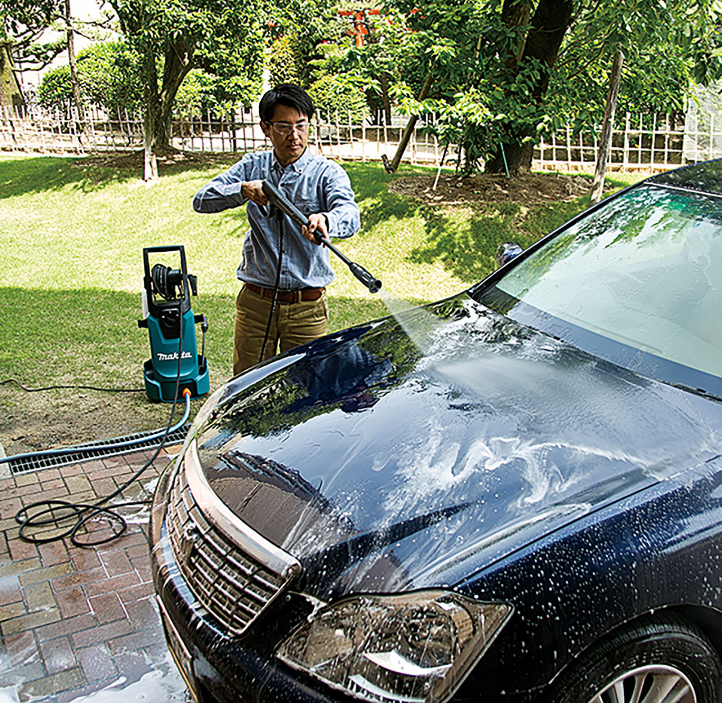 Viuhkasuutin Makita painepesureihin