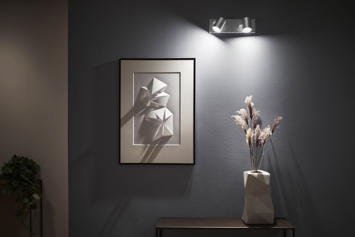 Kohdevalaisin Philips Hue Argenta 2-osainen 700lm alumiini