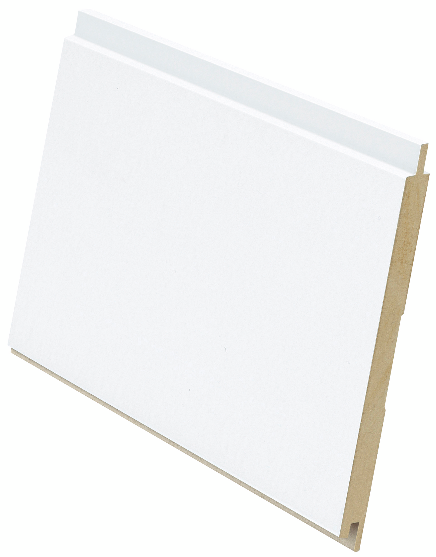 Sisustuspaneeli Cello 10x160x2080 STS5 MDF puhdas valkoinen päätypontattu