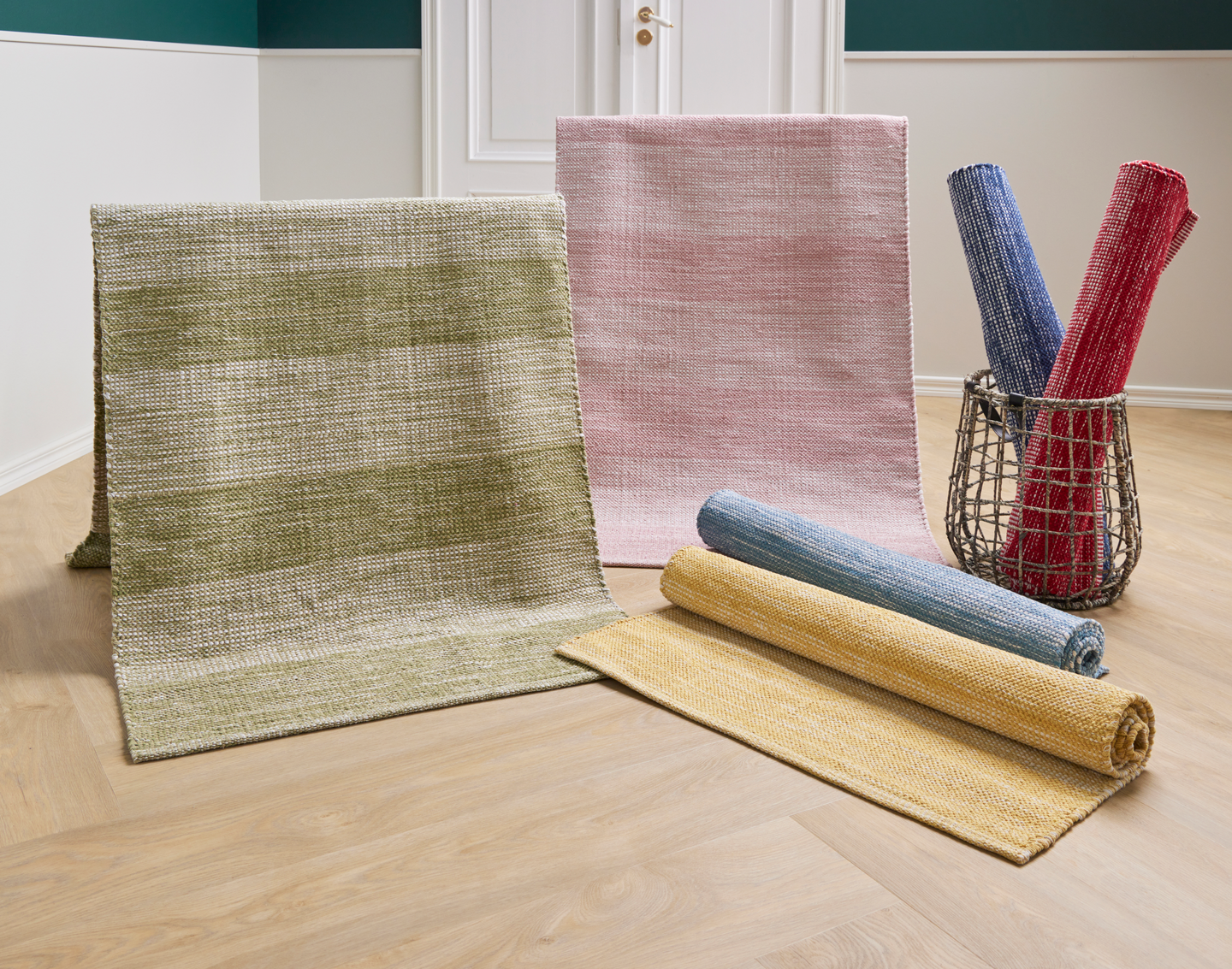 Puuvillamatto Cello Reko 80x150cm beige