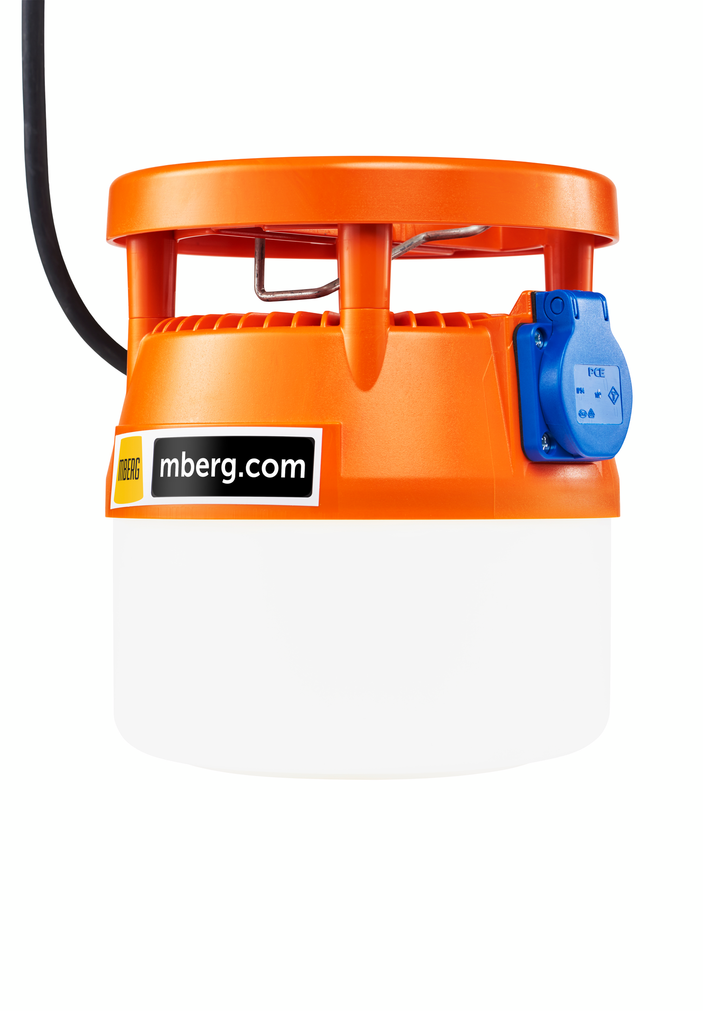 Työmaavalaisin Mberg led 24W 2450lm 6m pistorasialla IP54