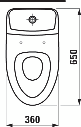 Wc-istuin Cello Lianna piilo S Rimless 2-toiminen huuhtelu + kansi
