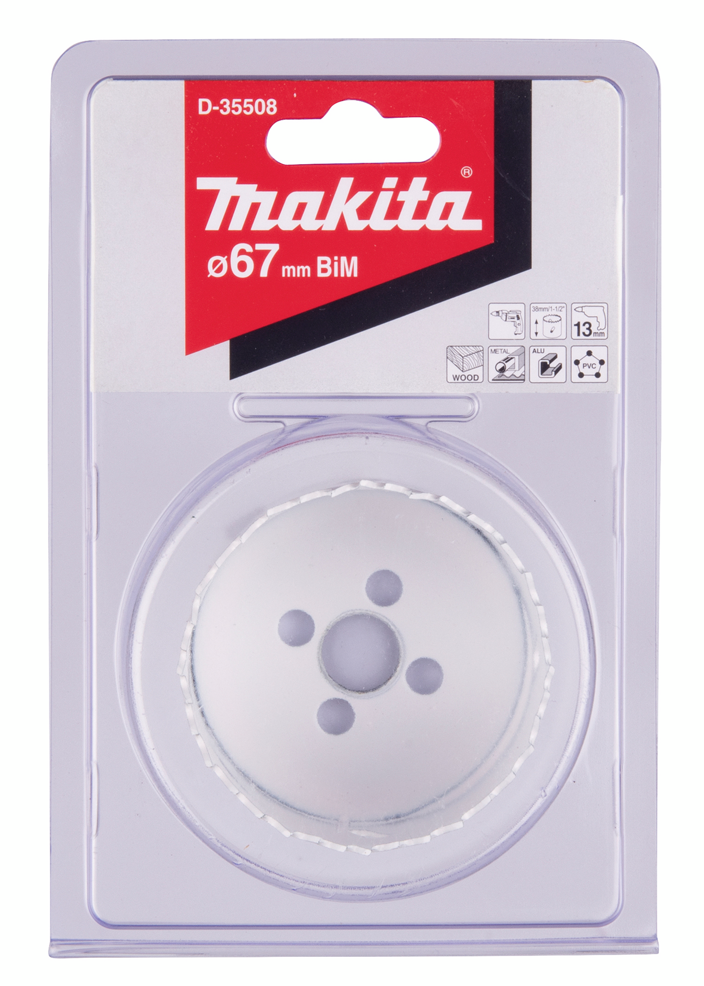 Reikäsahanterä Makita 67mm bimetalli