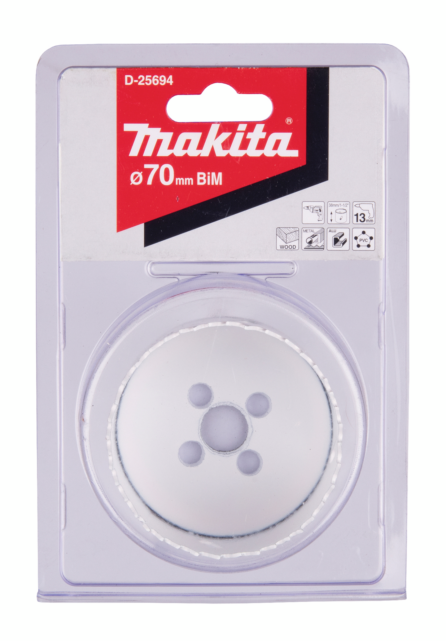 Reikäsahanterä Makita 70mm bimetalli