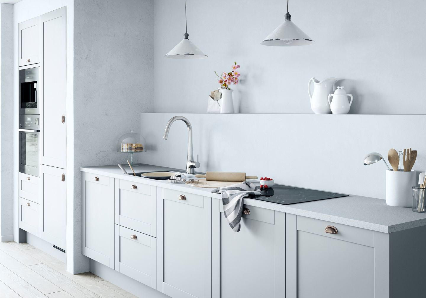 Keittiöhana Oras 3031F Inspera ulosvedettävä juoksuputki pesukoneventtiili