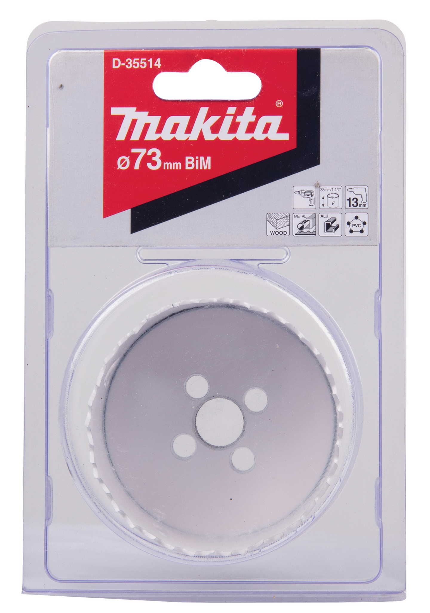 Reikäsahanterä Makita 73mm bimetalli