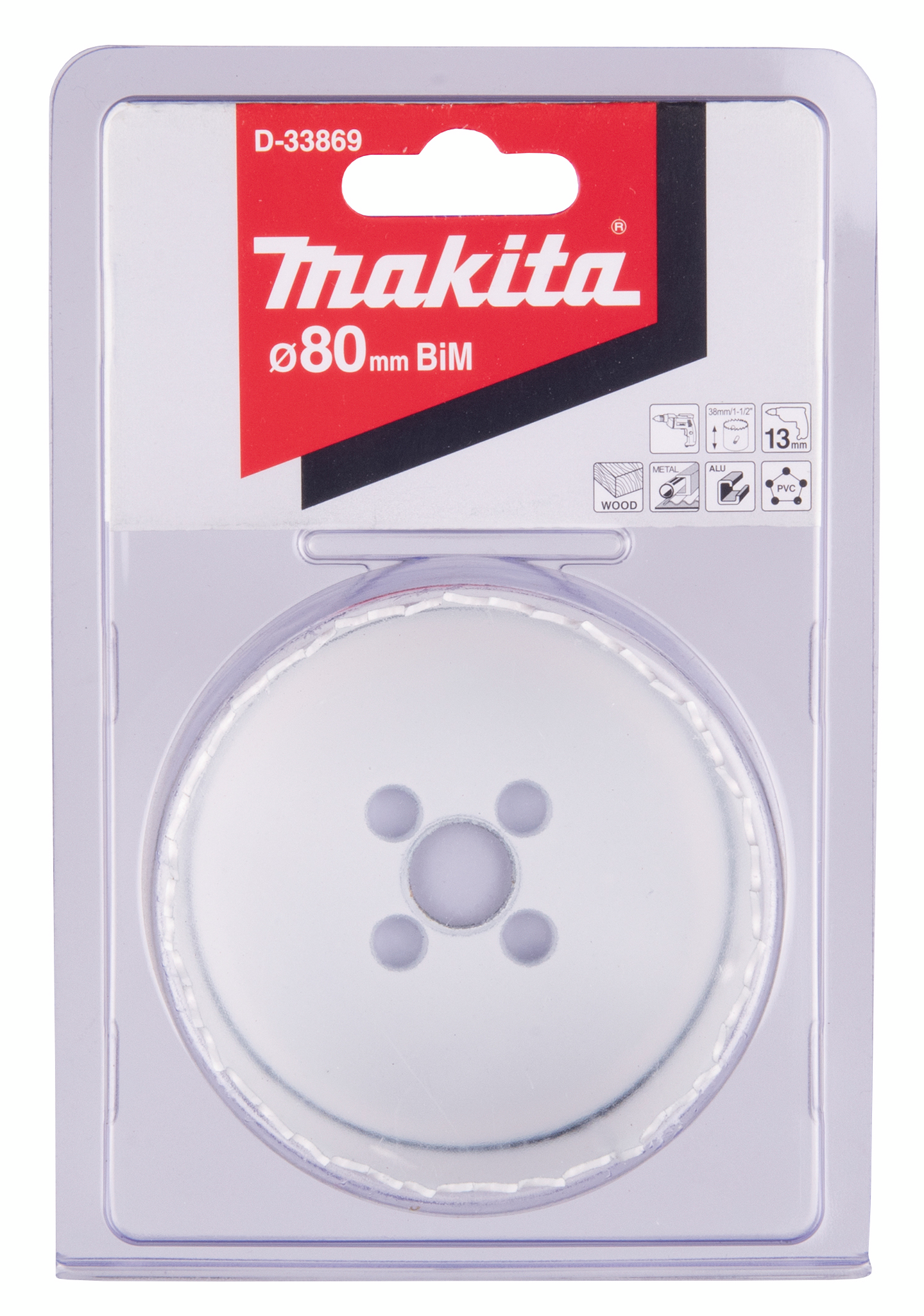 Reikäsahanterä Makita 80mm BiM