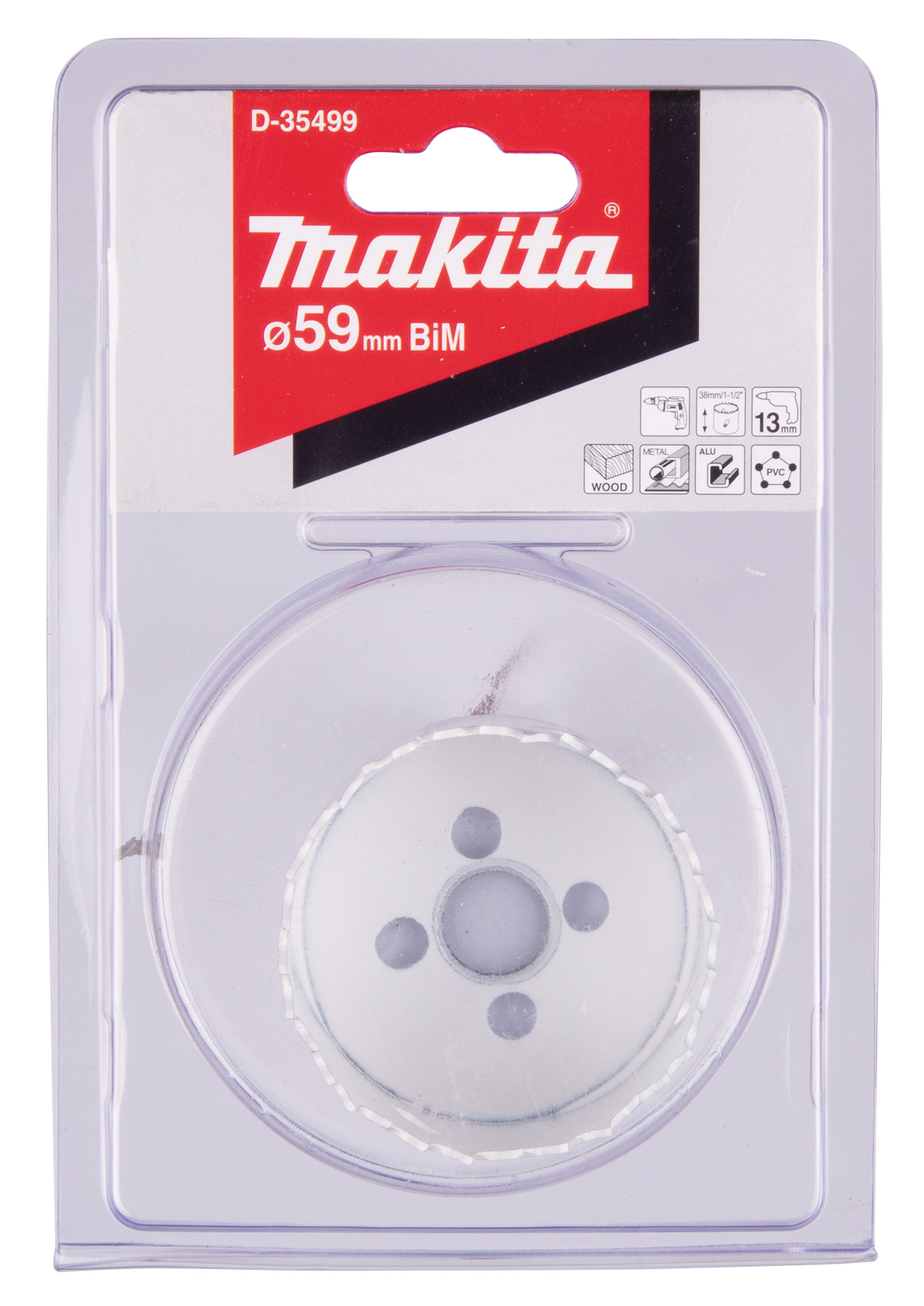Reikäsahanterä Makita 59mm BiM