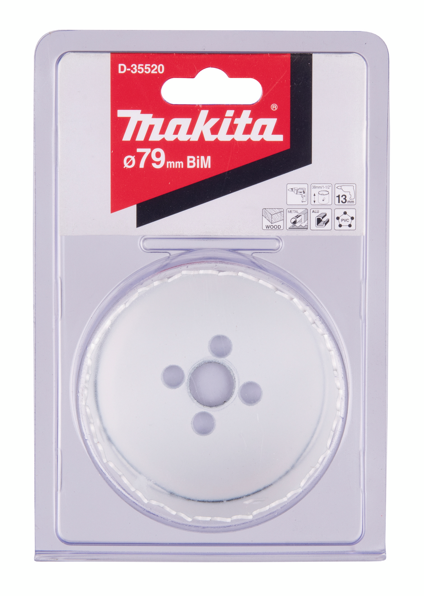 Reikäsahanterä Makita 79mm bimetalli