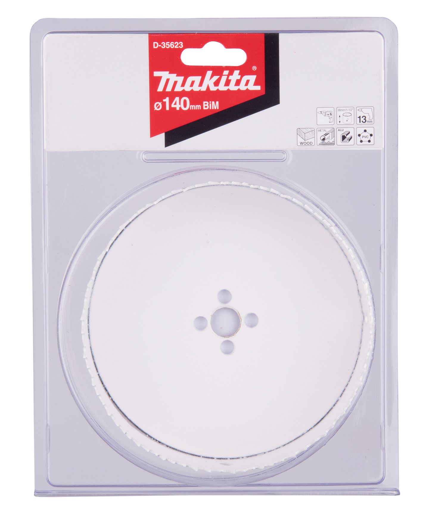 Reikäsahanterä Makita 140mm bimetalli