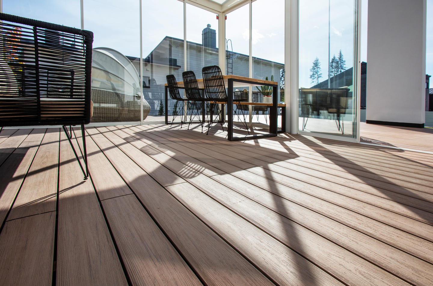 Terassilauta UPM ProFi Piazza One Californian Oak 25x140x4000