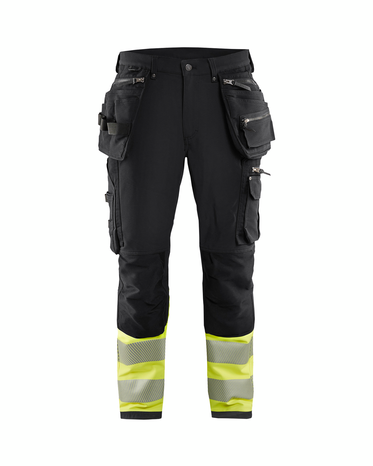 Riipputaskuhousut Blåkläder 199316429933 musta/keltainen