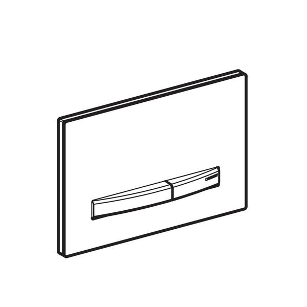 Huuhtelupainike Geberit Sigma50 valkoinen