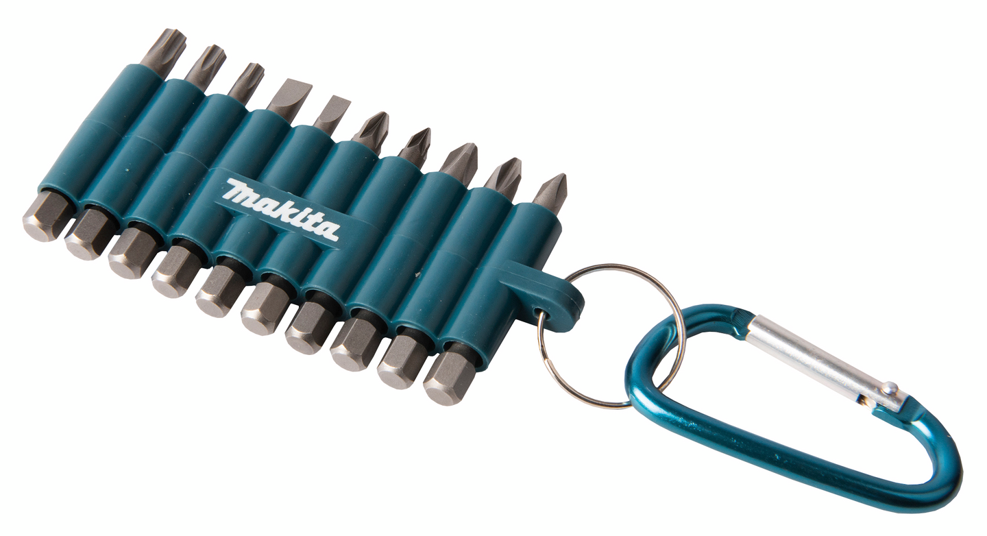 Ruuvauskärkisarja Makita D-65028 10-osainen PH/PZ/SL/TX 50mm