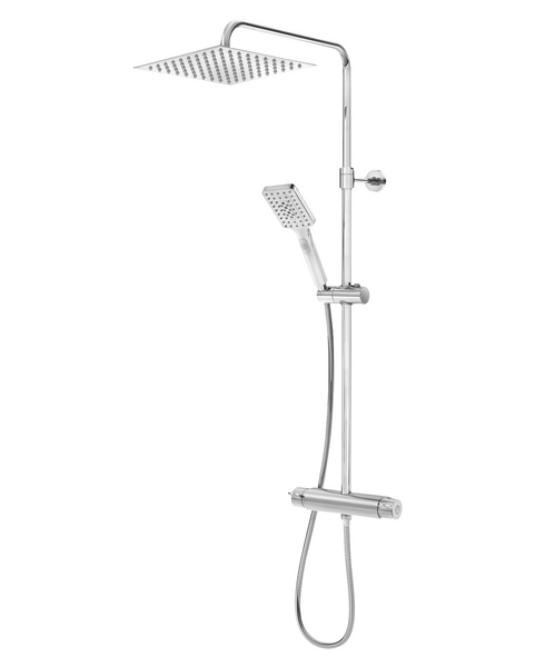 Yläsuihku Gustavsberg Square Nordic³ termostaattihanalla