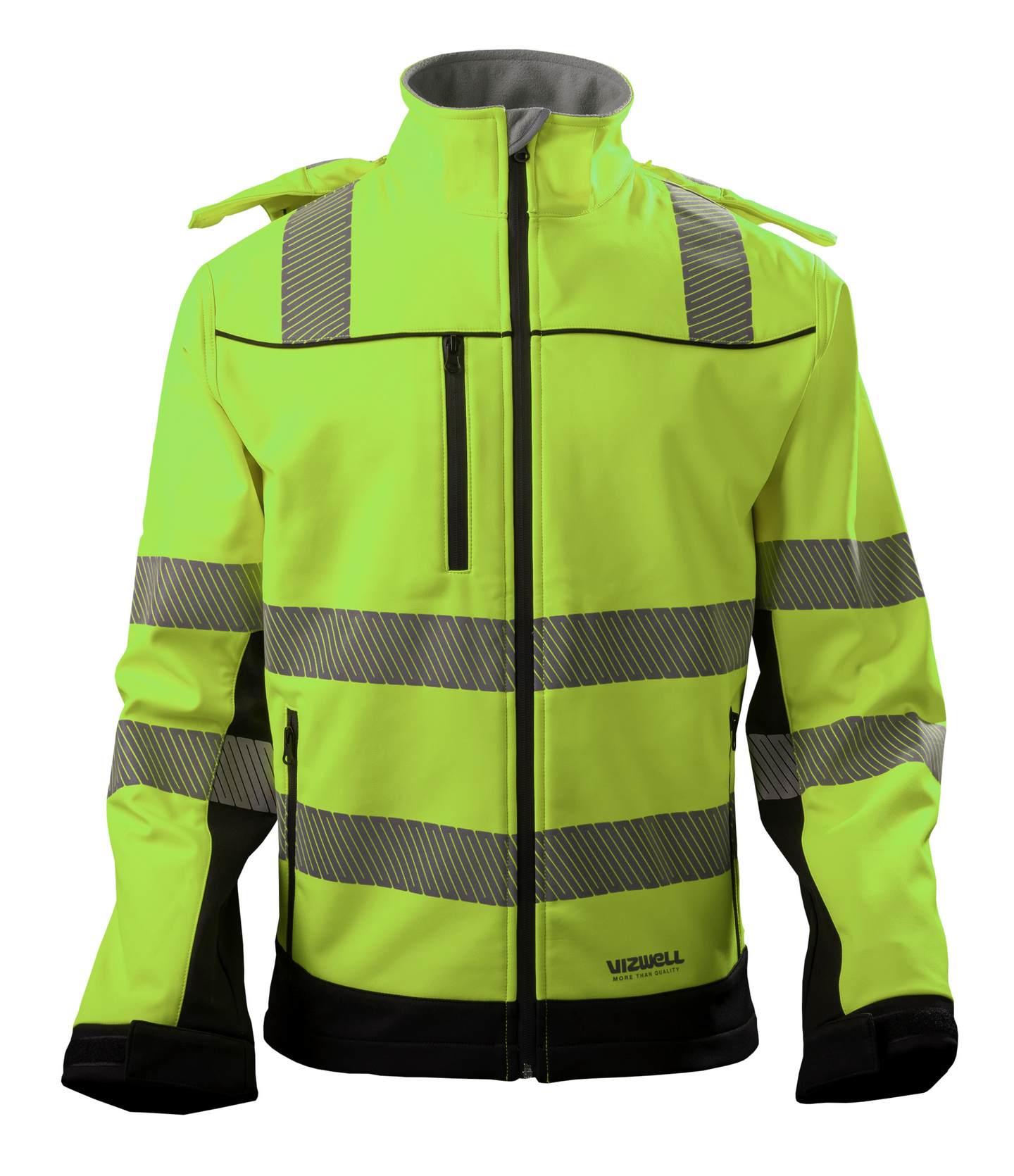 Takki Softshell Hi-Vis keltainen/musta