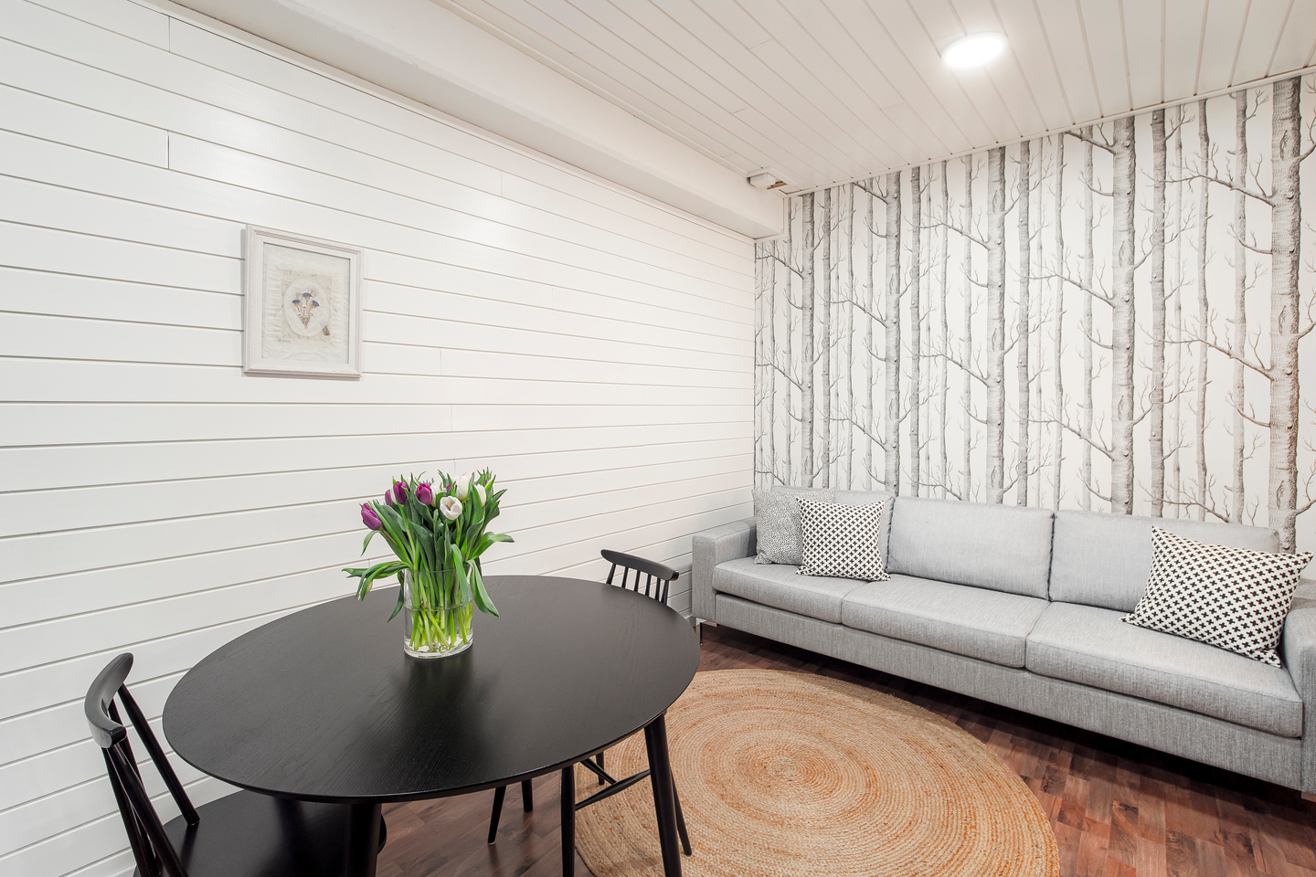 Sisustuspaneeli Cello 15x120x2370 STS3 PP puhtaanvalkoinen 1,56m²