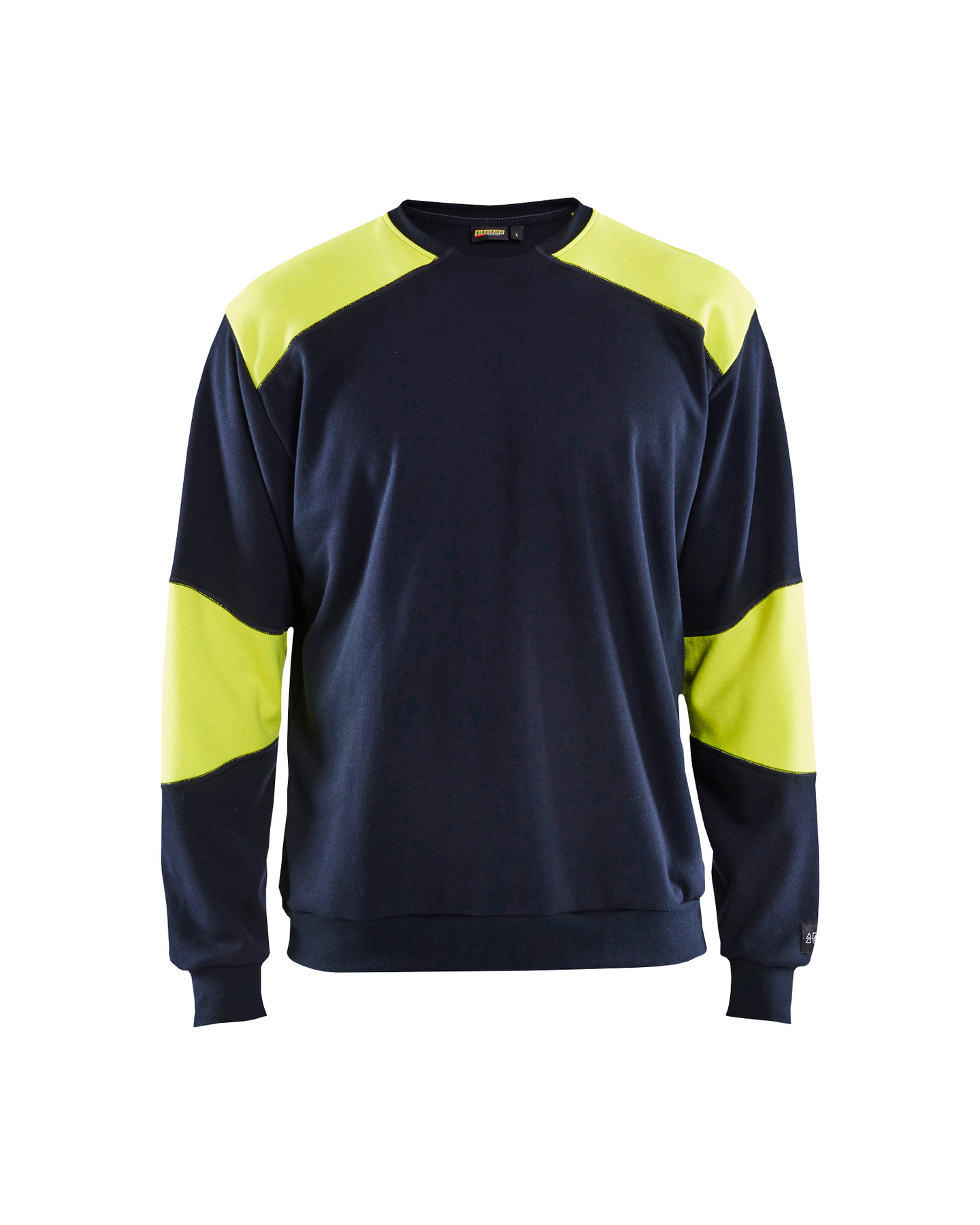 Palosuojattu collegepaita Blåkläder 345817628933 sininen/keltainen