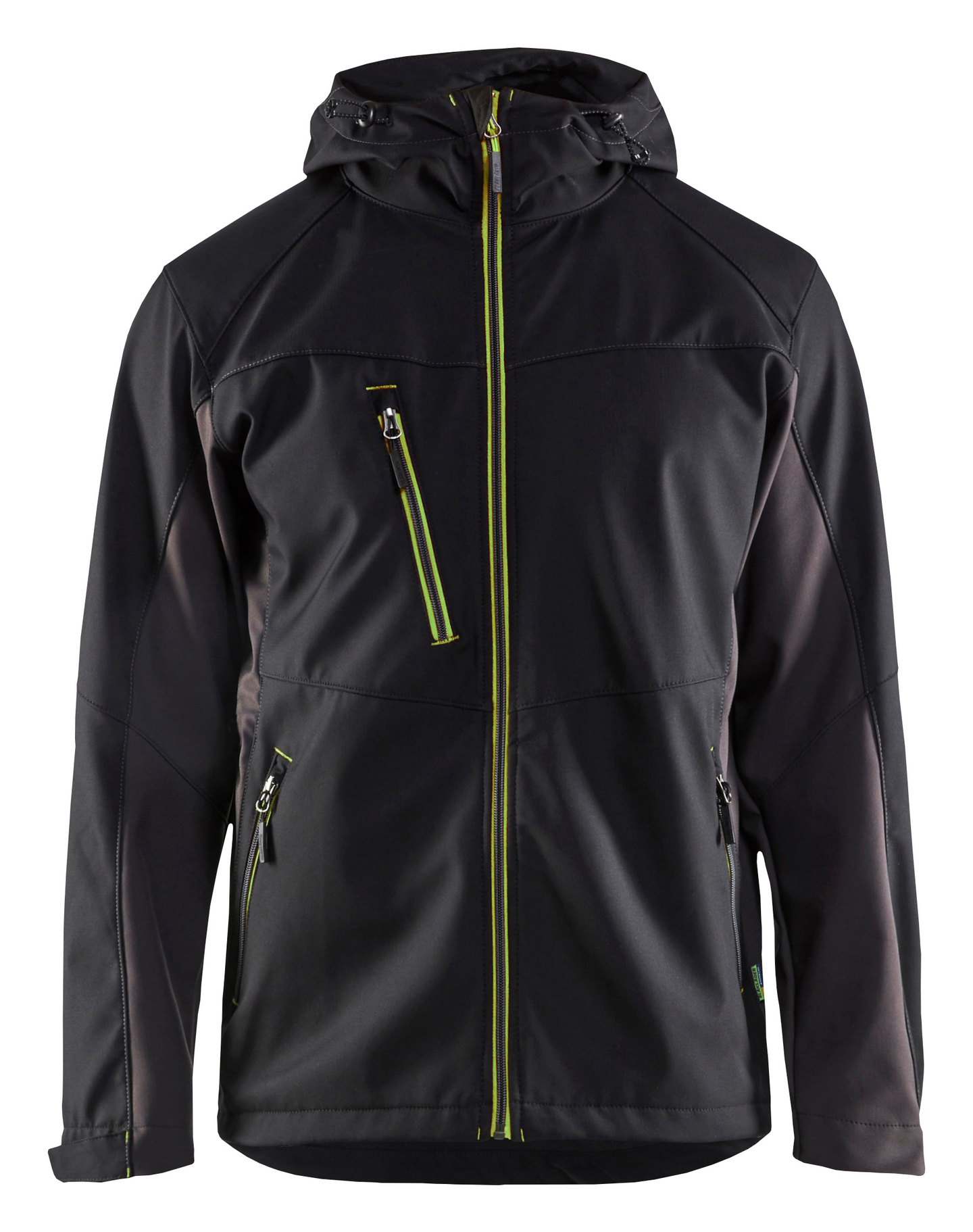 Softshelltakki Blåkläder 475325169933 musta/keltainen