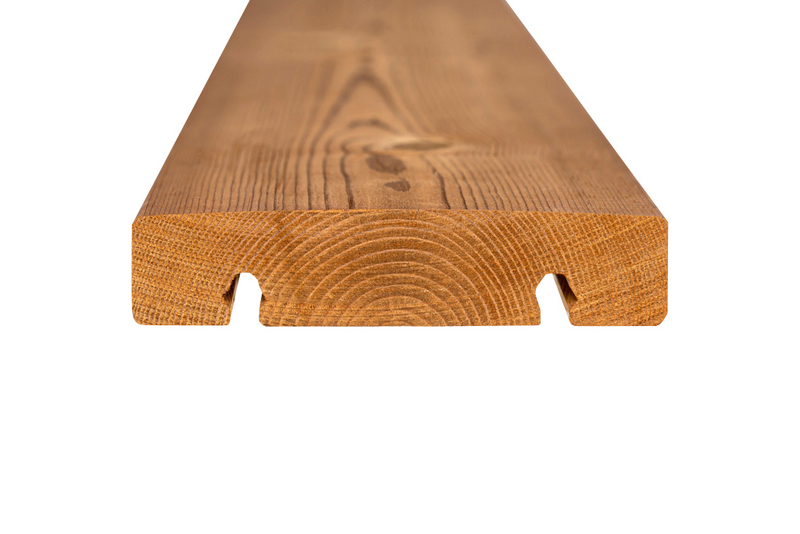 Terassilauta Thermory PaCS lämpökäsitelty mänty 26x118x3600 3kpl